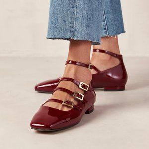 Alohas - Luke Red Patent Leather Ballet Flats (NWOT)